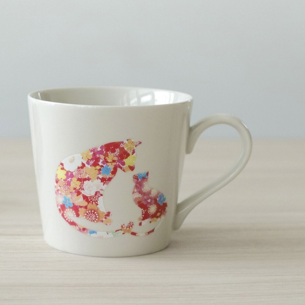[現貨] Ponda 日本製 高木陶器 溫感變色 馬克杯 貓咪 大小貓 親子貓 美濃燒 茶杯 杯子 送禮 禮物 禮品-細節圖3