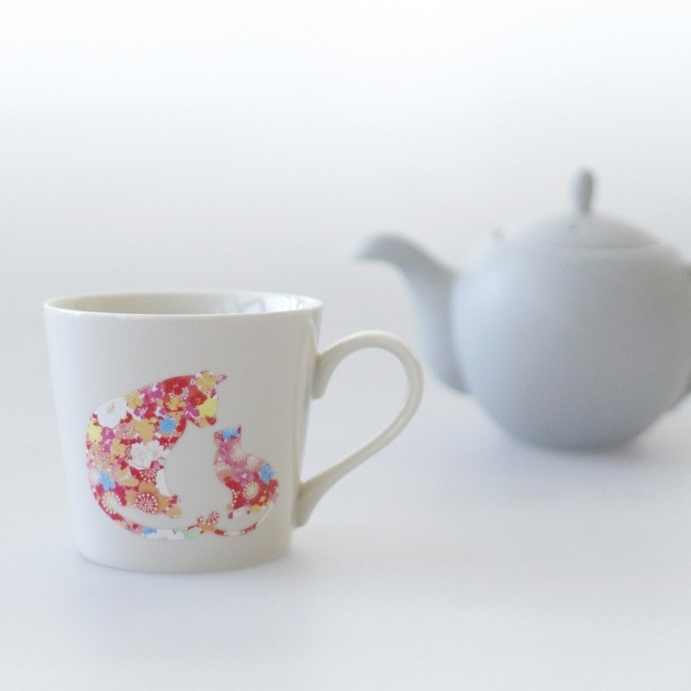 [現貨] Ponda 日本製 高木陶器 溫感變色 馬克杯 貓咪 大小貓 親子貓 美濃燒 茶杯 杯子 送禮 禮物 禮品-細節圖5