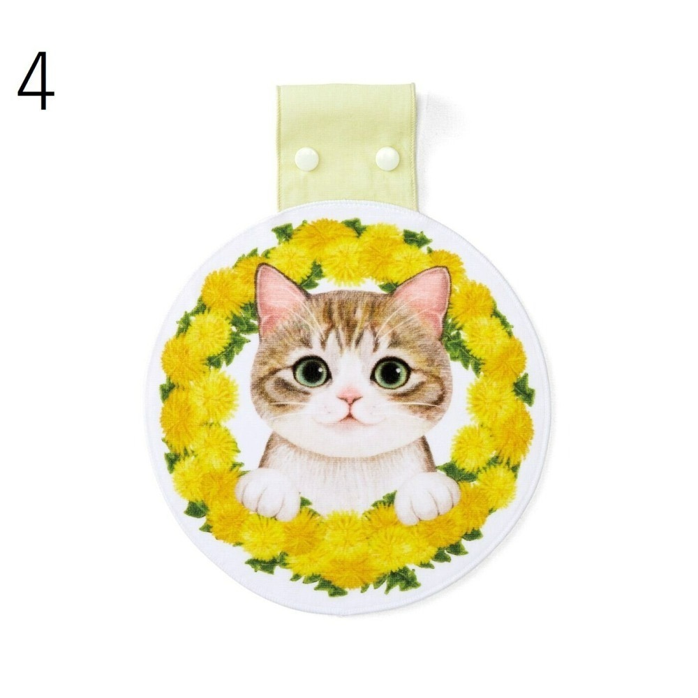 [現貨] Ponda Felissiomo Nekobu 貓臉 毛巾 擦手巾 可愛 棉 送禮 禮物 禮品-細節圖5