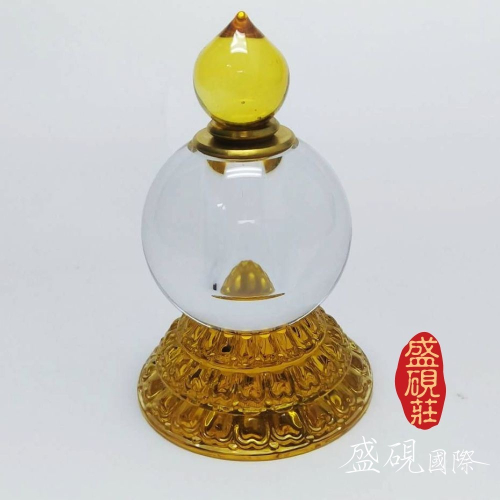 盛硯莊佛教文物- 水晶佛舍利塔(莊嚴寶物)