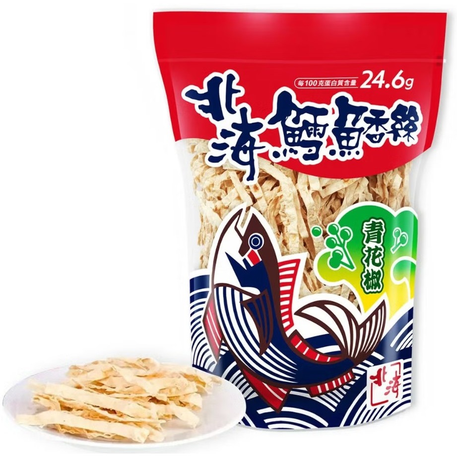 【⏰限時優惠～9/25】北海 鱈魚香絲 青花椒辣味 600公克 #336249-細節圖4