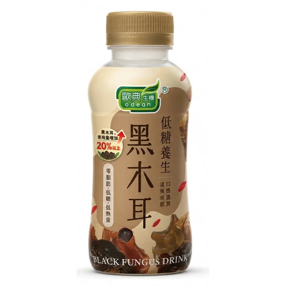 【好市多NEW！】歐典生機 低糖養生黑木耳露 320毫升 X 12入 #161688-細節圖3