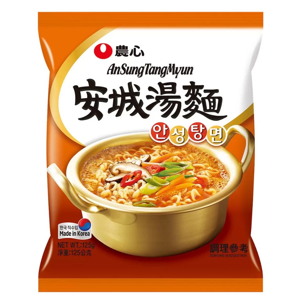 【⏰限時優惠～10/11】農心 安城湯麵 125公克 X 12包入 #144777-細節圖3