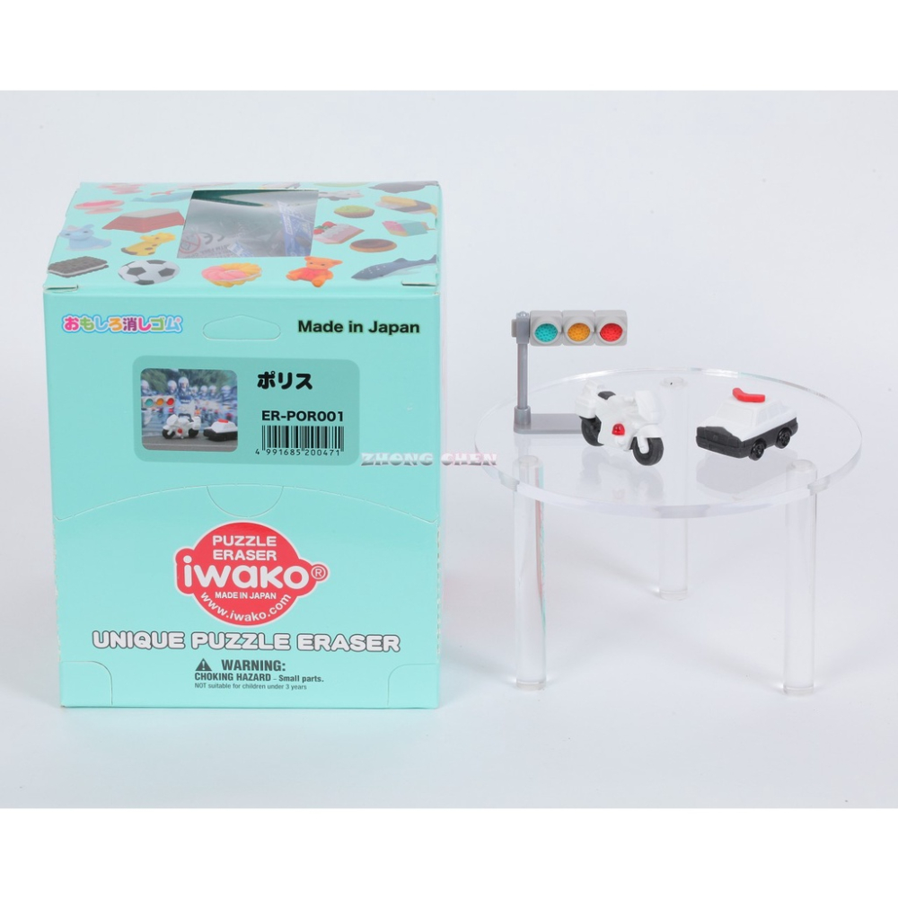 【中臣】日本IWAKO造型橡皮擦-警察與信號系列 ER-POR001 NEW！-細節圖4
