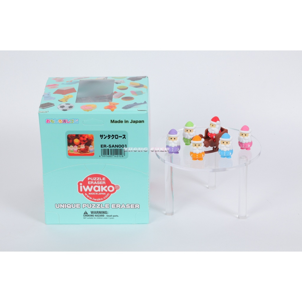 【中臣】日本IWAKO造型橡皮擦-聖誕老人系列 ER-SAN001-細節圖2