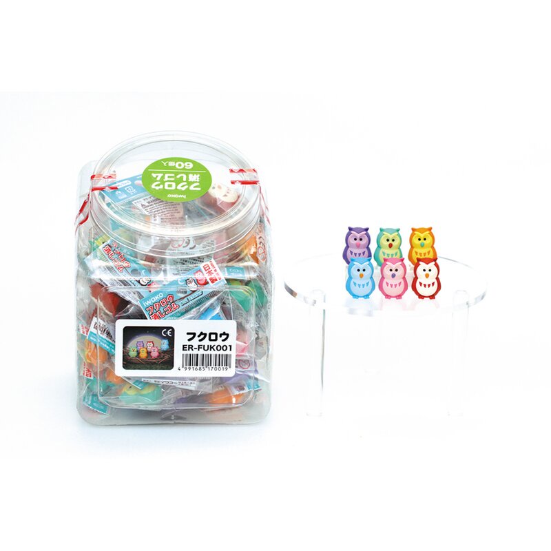 【中臣】日本IWAKO造型橡皮擦-貓頭鷹系列 ER-FUK001-細節圖2