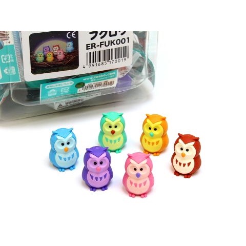【中臣】日本IWAKO造型橡皮擦-貓頭鷹系列 ER-FUK001-細節圖3