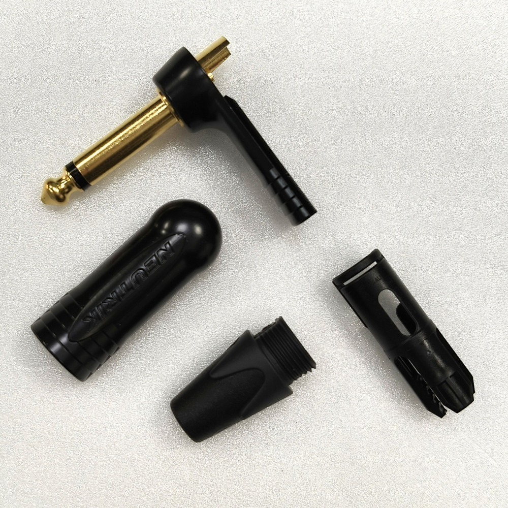 NEUTRIK NP2RX-B 彎頭 6.3mm L頭 鍍金吉他導線插頭｜專業錄音室與舞台標準｜穩定耐用-細節圖3