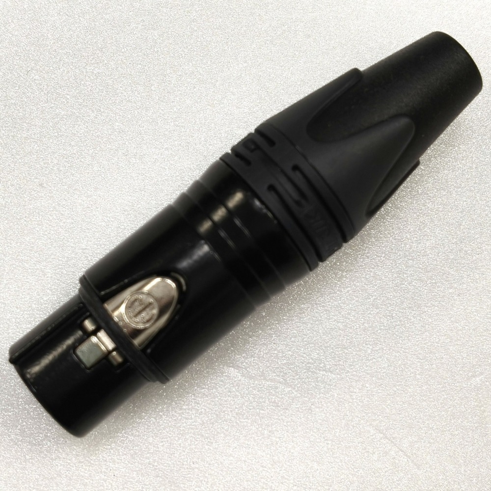NEUTRIK NC3FXX-B XLR 鍍金卡農頭 3P 母頭 插頭｜專業錄音室與舞台標準｜高穩定抗干擾-細節圖4