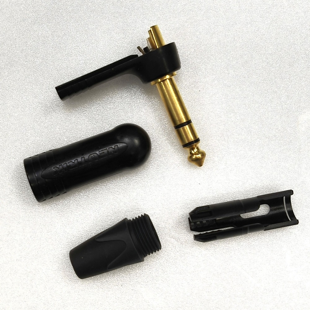 NEUTRIK NP3RX-B 6.3mm 彎頭 L頭 TRS 立體聲 鍍金插頭｜專業錄音室與舞台標準｜高穩定耐用-細節圖3