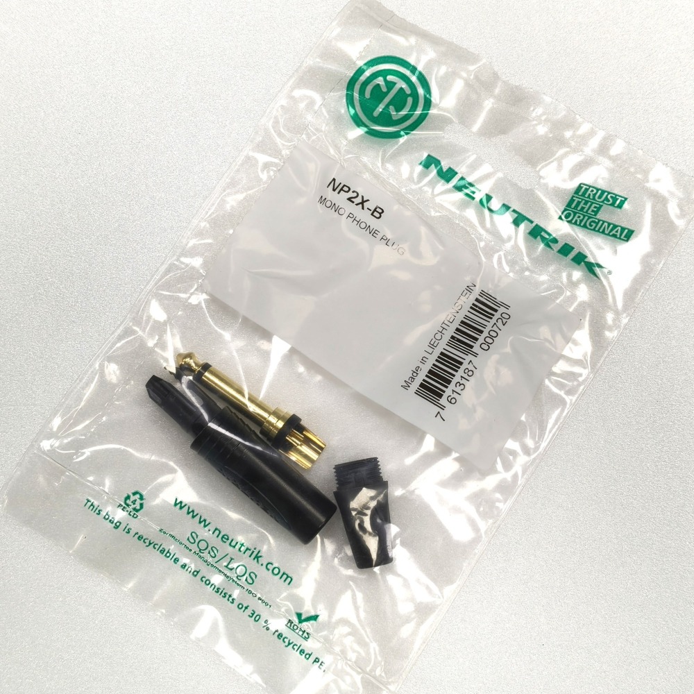 NEUTRIK NP2X-B 6.3mm 直頭 鍍金吉他導線插頭｜專業錄音室與舞台標準｜高穩定耐用-細節圖2