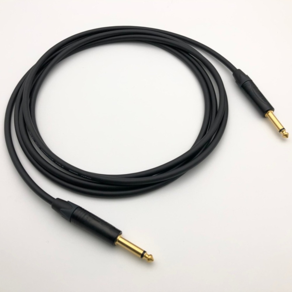 Mogami 2549 + NEUTRIK NP2X-B 鍍金雙直頭 電吉他導線｜客製長度｜中高頻細節突出-細節圖2