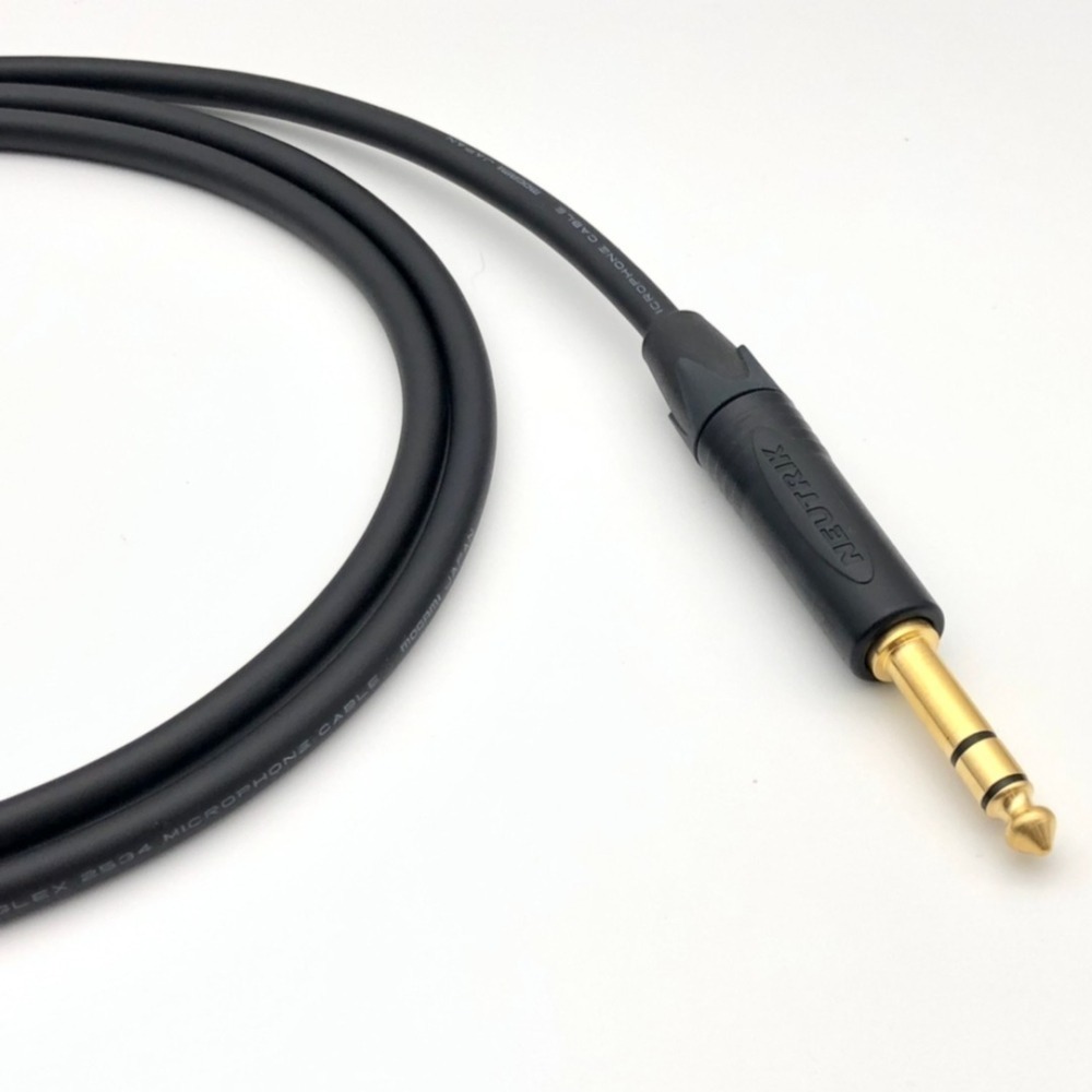 Mogami 2549 + NEUTRIK XLR公對TRS 鍍金導線｜監聽喇叭 錄音介面用｜客製長度-細節圖3