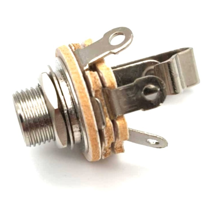 TS 單聲道 效果器插座 帶開關腳位 6.3mm Phone Jack｜效果器 DIY / Loop FX-細節圖3