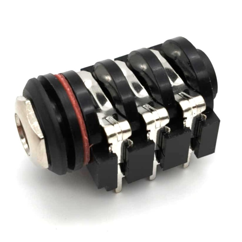 TRS 立體聲 效果器插座 帶開關 6接點 6.3mm Phone Jack｜效果器 DIY-細節圖4