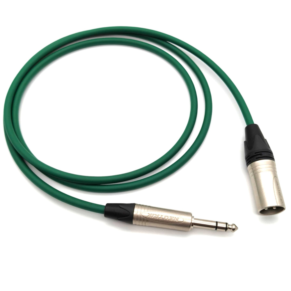 Mogami 2549 + NEUTRIK XLR公對TRS｜紅藍黃綠四色｜監聽喇叭 錄音介面用｜客製長度-細節圖3