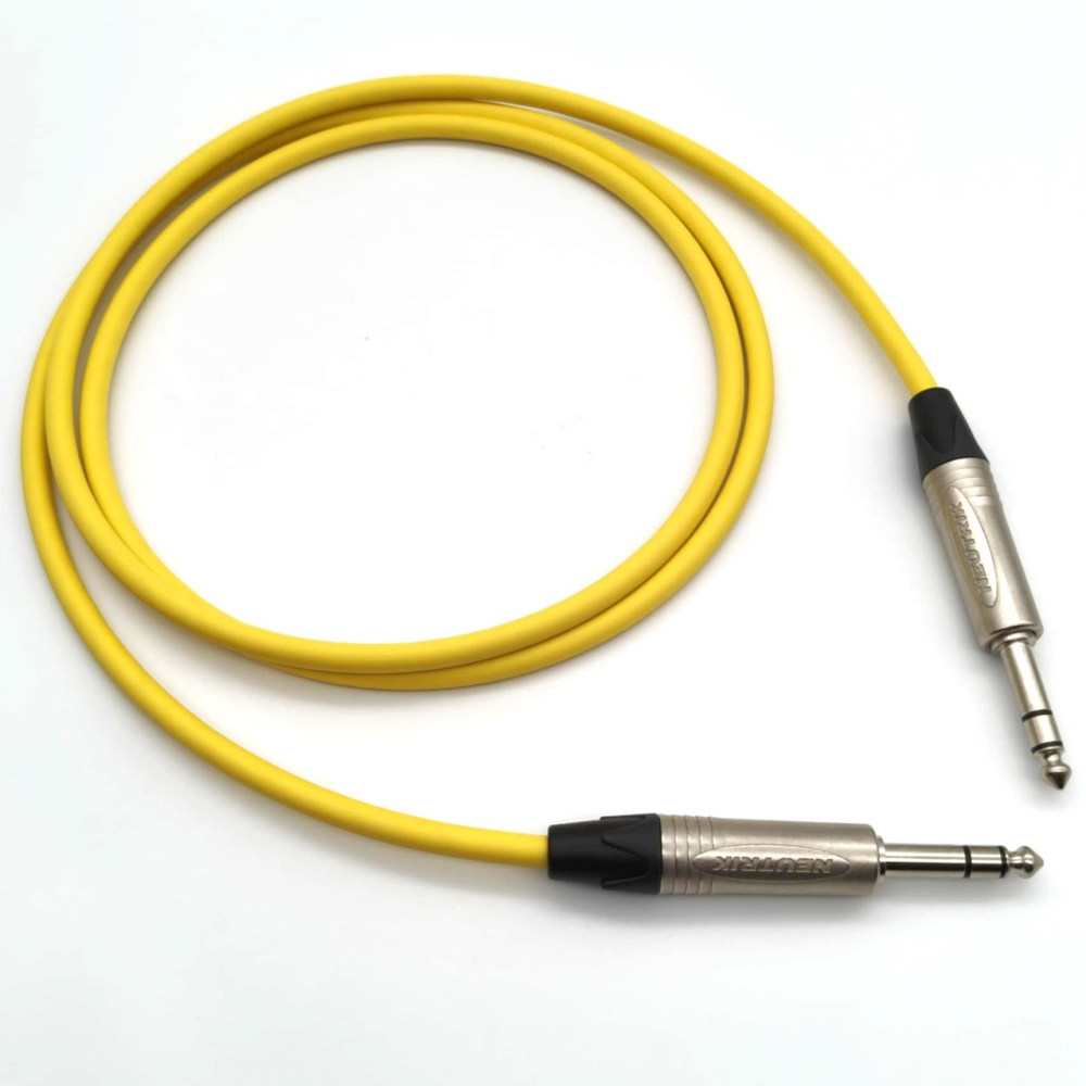 Mogami 2549 + NEUTRIK TRS對TRS ｜紅藍黃綠四色｜監聽喇叭 錄音介面用｜客製長度-細節圖2