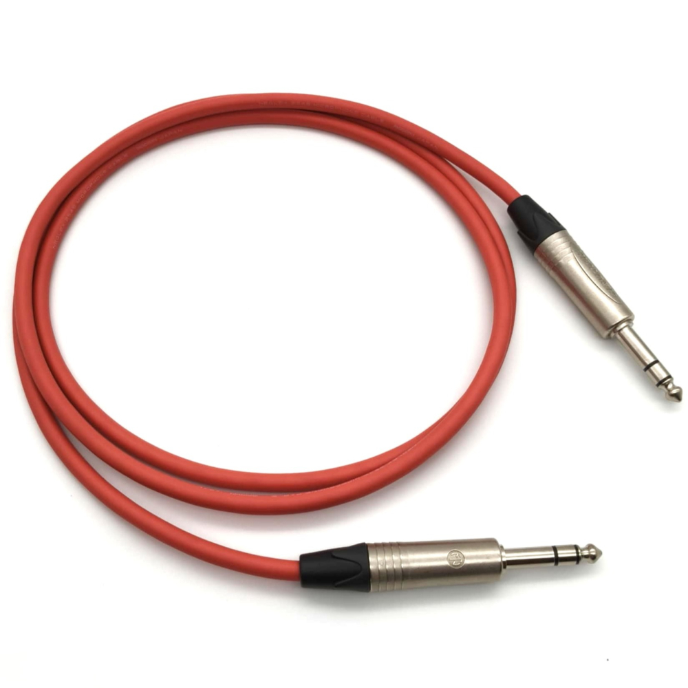 Mogami 2549 + NEUTRIK TRS對TRS ｜紅藍黃綠四色｜監聽喇叭 錄音介面用｜客製長度-細節圖3