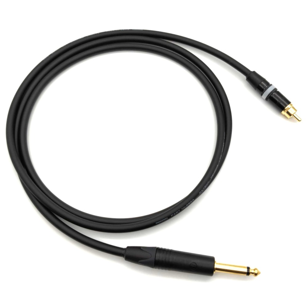 Mogami 2524 導線｜Neutrik 6.3mm TS 對 REAN RCA 鍍金｜音訊接線-細節圖2