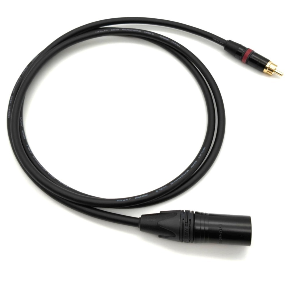 Mogami 2549 導線｜Neutrik XLR 公 對 REAN RCA 鍍金｜音訊接線-細節圖2