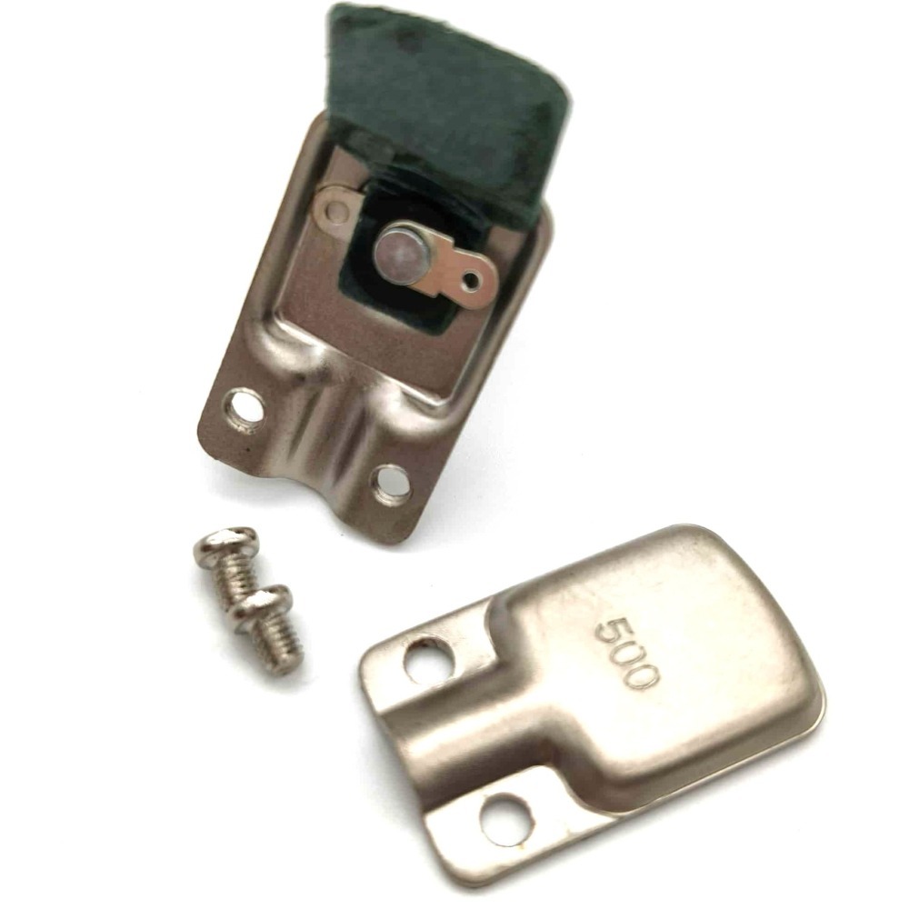 銀色超省空間 L頭 扁頭 6.3mm 單聲道吉他接頭 1/4＂ TS Plug｜極致縮小 效果器導線 DIY-細節圖3
