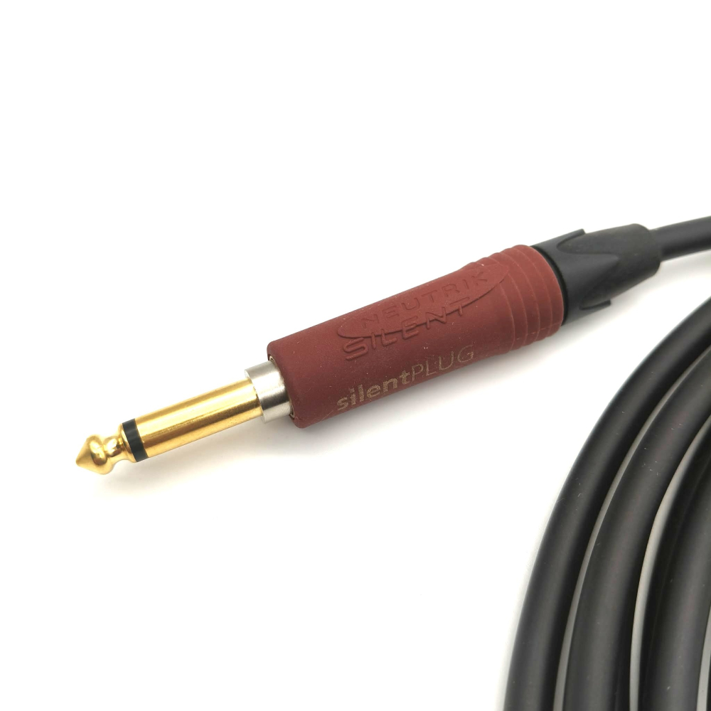 Mogami 2524 + NEUTRIK NP2X-AU-SILENT 靜音接頭 鍍金直頭 樂器導線-細節圖2