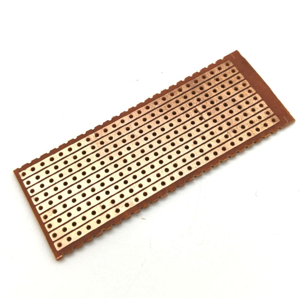 效果器 DIY 整排導通洞洞板 萬用板 萬用電路板｜2.54mm 標準孔距｜實驗開發板｜DIY 神器-規格圖2
