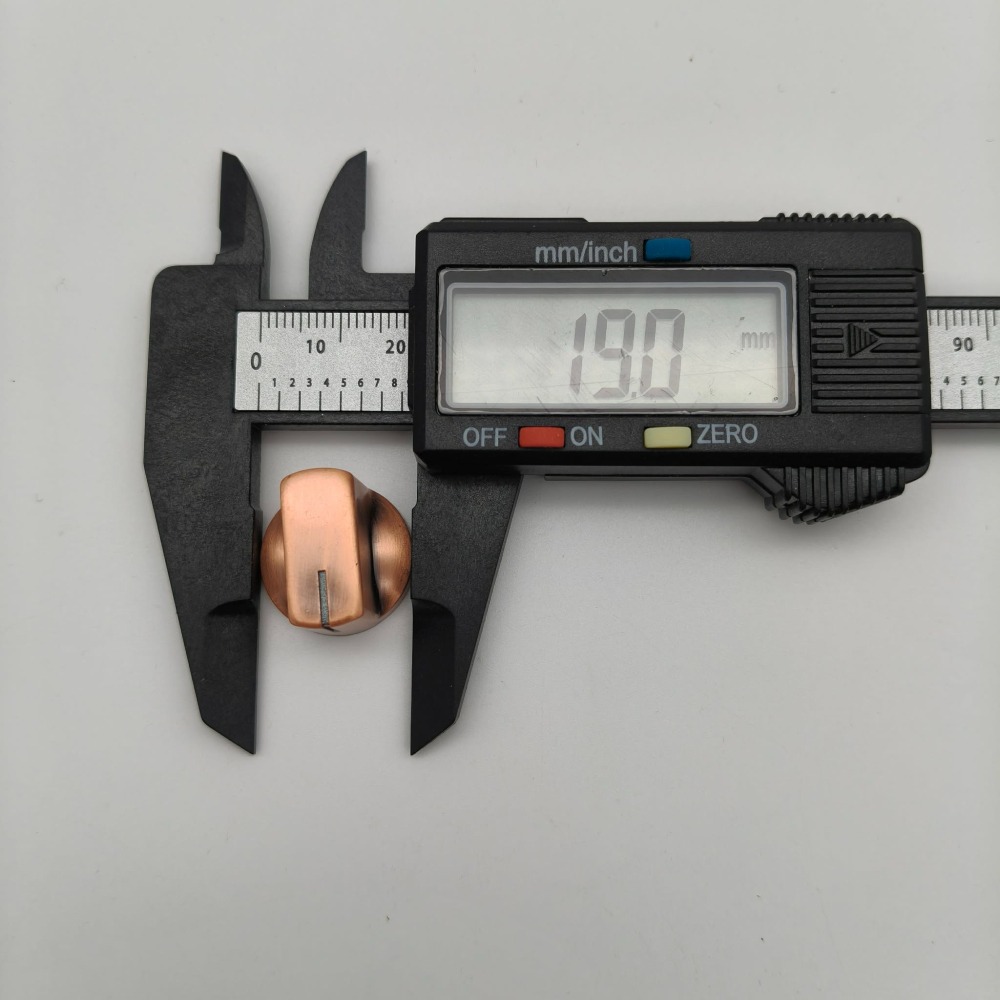 效果器 DIY - 19mm 鎖螺絲式專業旋鈕｜側邊螺絲固定｜可變電阻旋鈕 效果器改裝-細節圖2