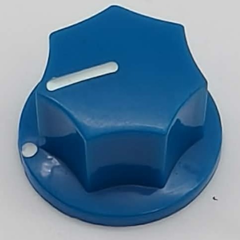 效果器 DIY - 20mm 六角形 鎖螺絲式專業旋鈕｜側邊螺絲固定｜可變電阻旋鈕 效果器改裝-規格圖2