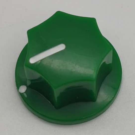 效果器 DIY - 20mm 六角形 鎖螺絲式專業旋鈕｜側邊螺絲固定｜可變電阻旋鈕 效果器改裝-規格圖2