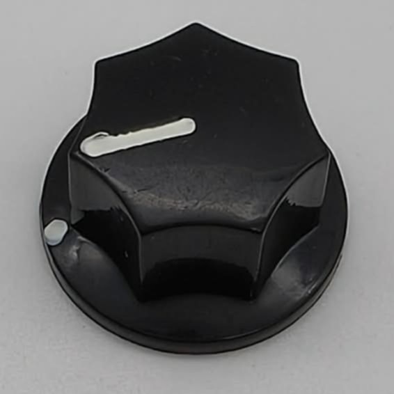 效果器 DIY - 20mm 六角形 鎖螺絲式專業旋鈕｜側邊螺絲固定｜可變電阻旋鈕 效果器改裝-規格圖2