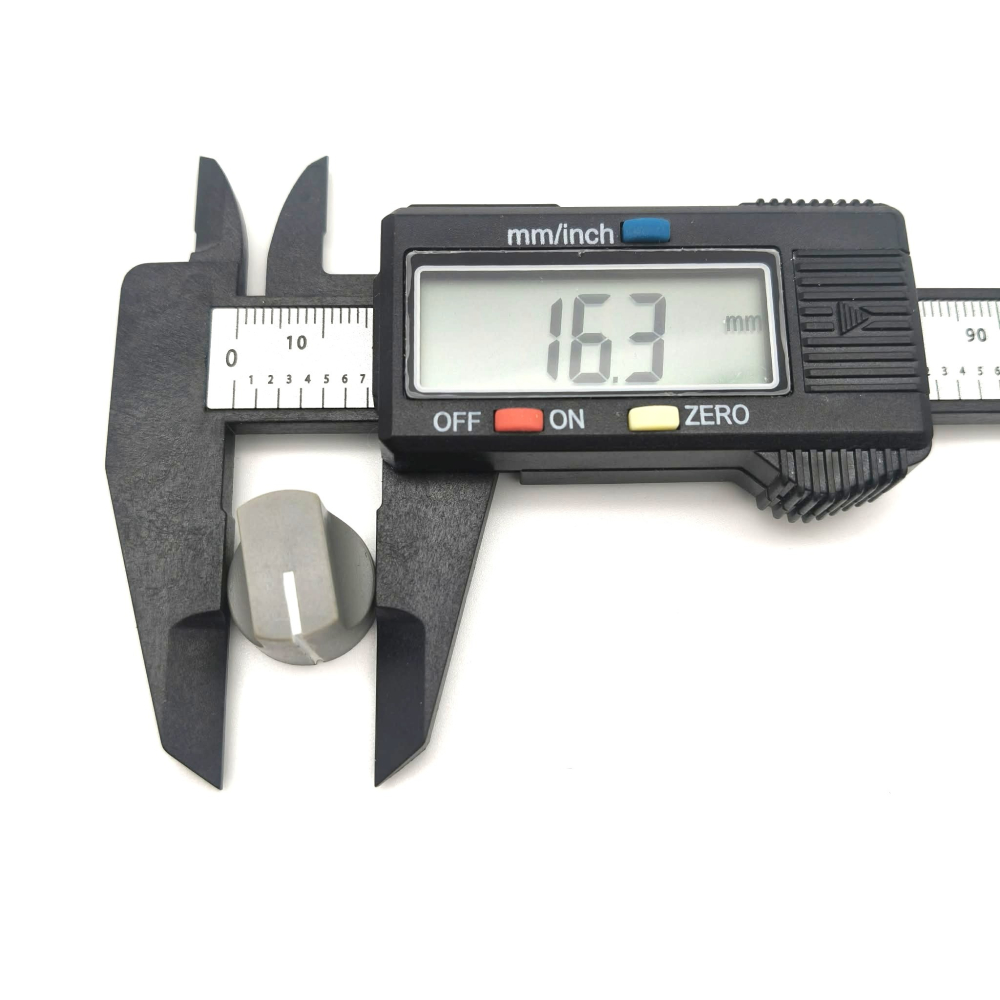 效果器 DIY - 16mm 一字型 鎖螺絲式專業旋鈕｜側邊螺絲固定｜可變電阻旋鈕 效果器改裝-細節圖2