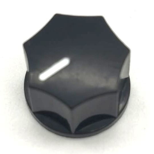 效果器 DIY - 15mm 六角形 鎖螺絲式專業旋鈕｜側邊螺絲固定｜可變電阻旋鈕 效果器改裝-規格圖2