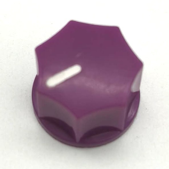 效果器 DIY - 15mm 六角形 鎖螺絲式專業旋鈕｜側邊螺絲固定｜可變電阻旋鈕 效果器改裝-規格圖2