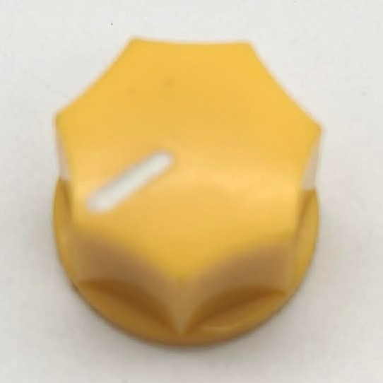 效果器 DIY - 15mm 六角形 鎖螺絲式專業旋鈕｜側邊螺絲固定｜可變電阻旋鈕 效果器改裝-規格圖2