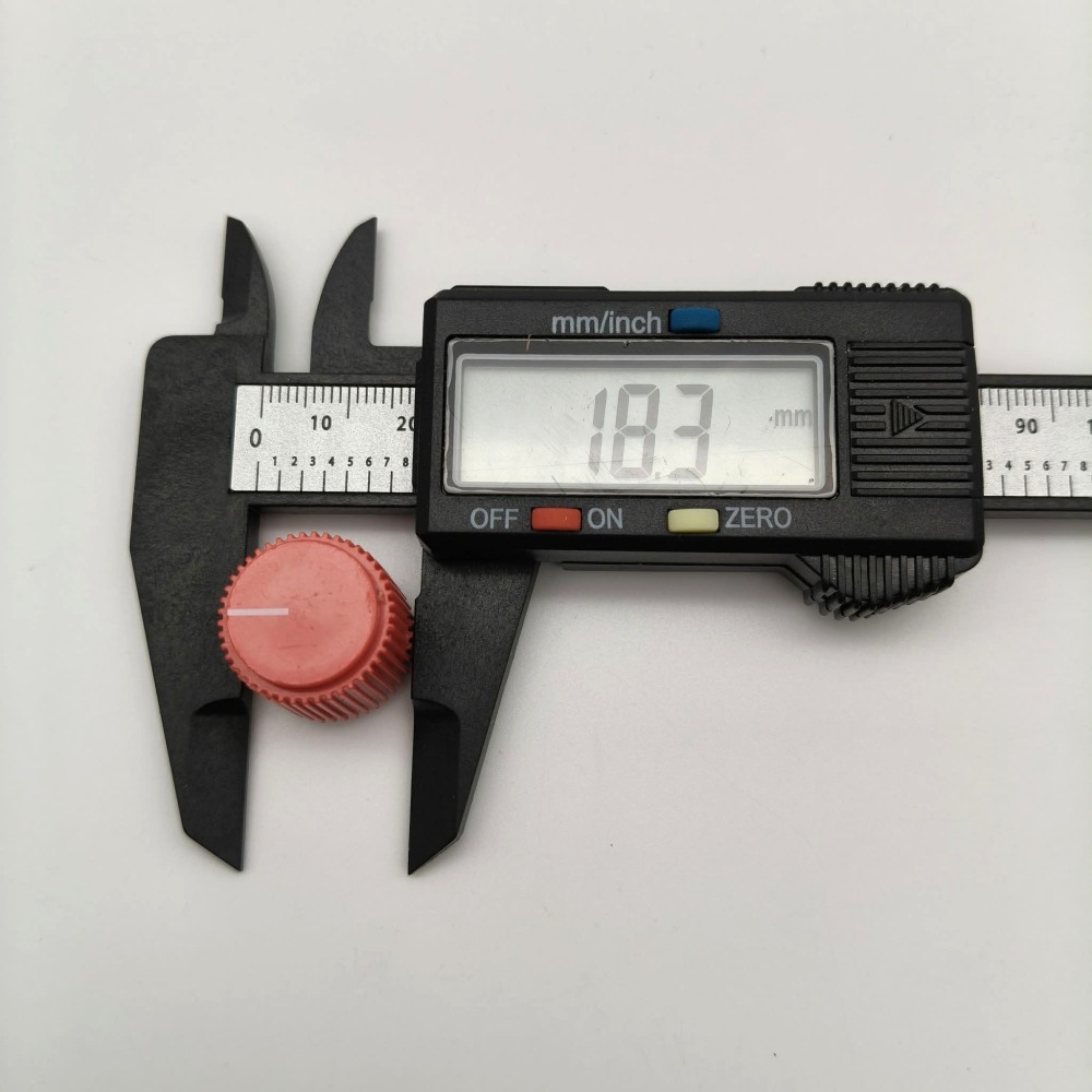 效果器 DIY - 18.3mm 鎖螺絲式專業旋鈕｜側邊螺絲固定｜可變電阻旋鈕 效果器改裝-細節圖2