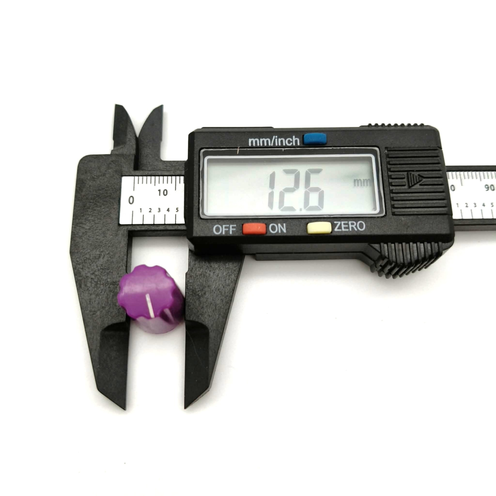 效果器 DIY - 13mm 鎖螺絲式專業旋鈕｜側邊螺絲固定｜可變電阻旋鈕 效果器改裝-細節圖2