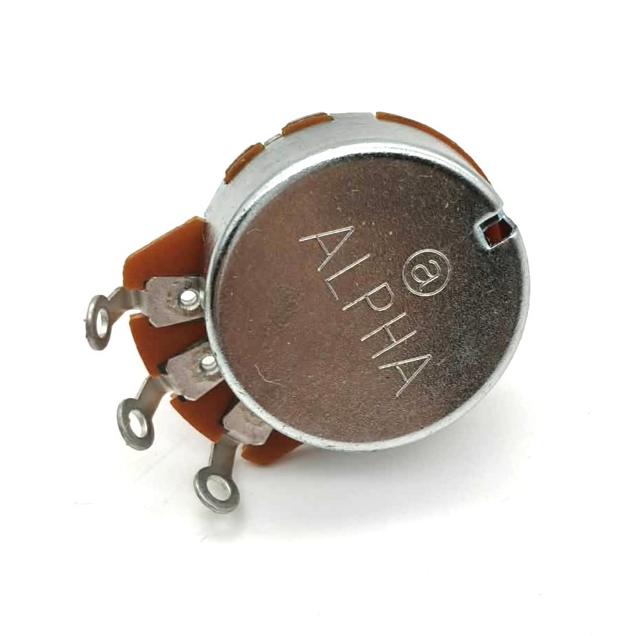 【台灣 Alpha】高品質 長軸 吉他電位器  A500K / B500K｜專業維修 升級 DIY-細節圖2