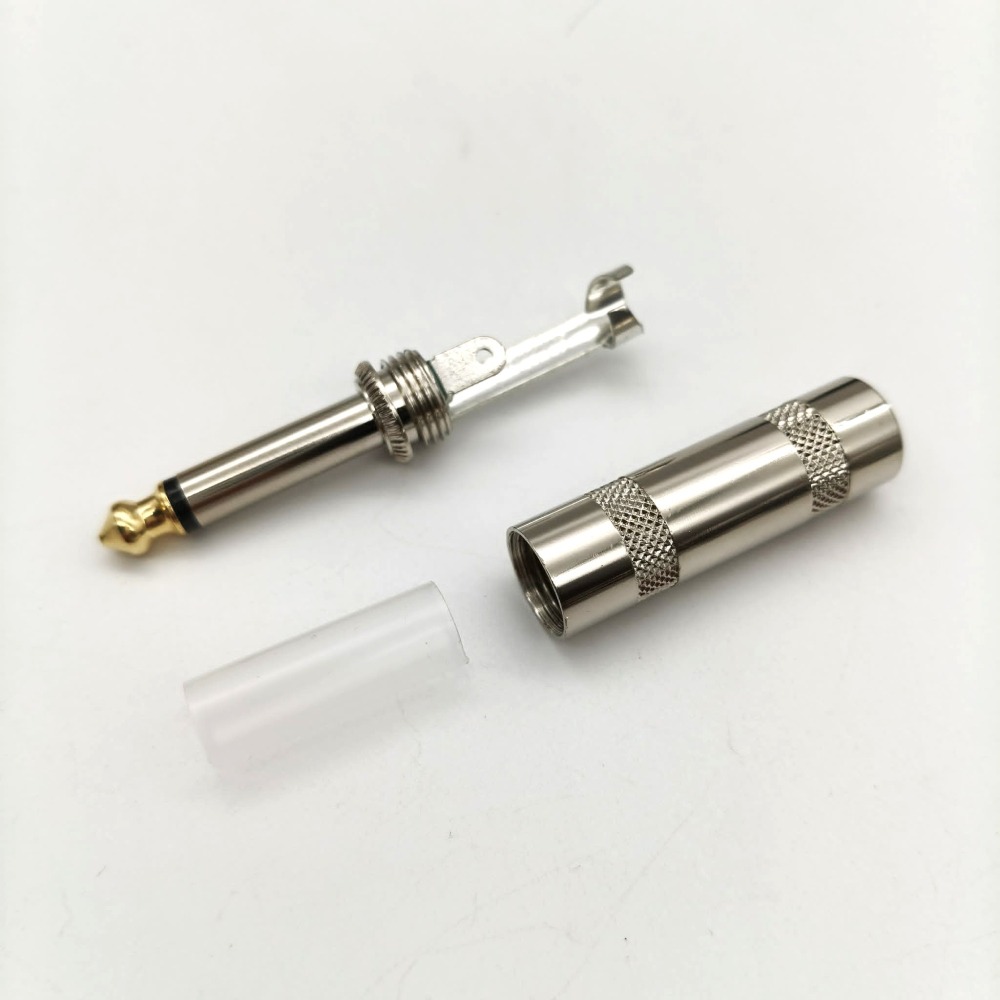6.3mm TS 單聲道插頭｜Tip 尖端鍍金｜高品質導線/短線 DIY 自製首選-細節圖2
