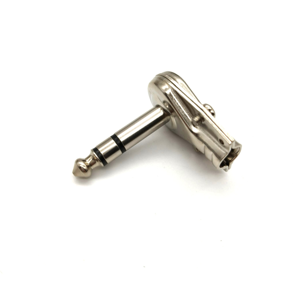 6.3mm TRS 雙聲道插頭｜L型扁頭 (Pancake)｜效果器盤/表情踏板 DIY 必備-細節圖2