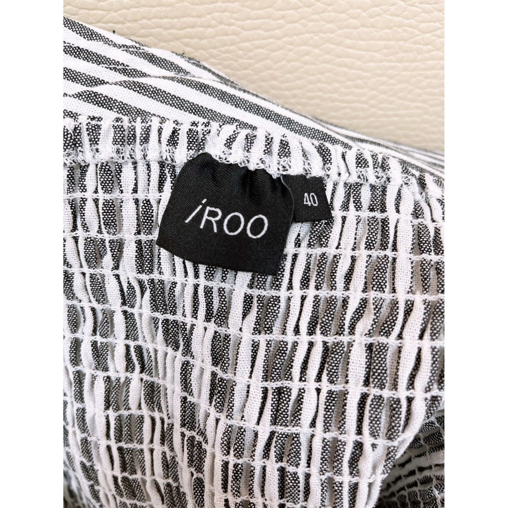 【二手】iRoo夏日條紋無袖套裝-AS-細節圖4