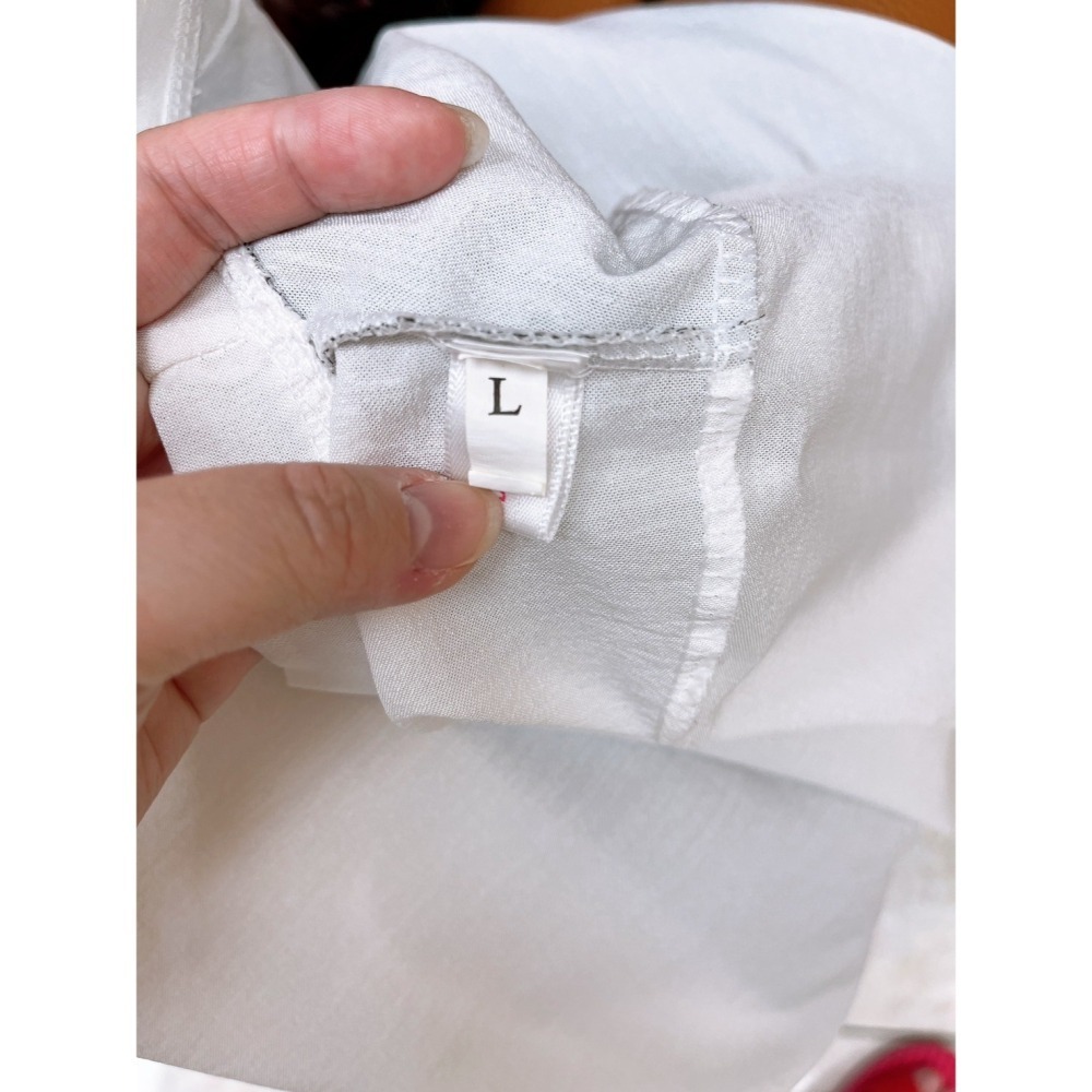 【二手】黑白拼接短袖套裝-A-細節圖4