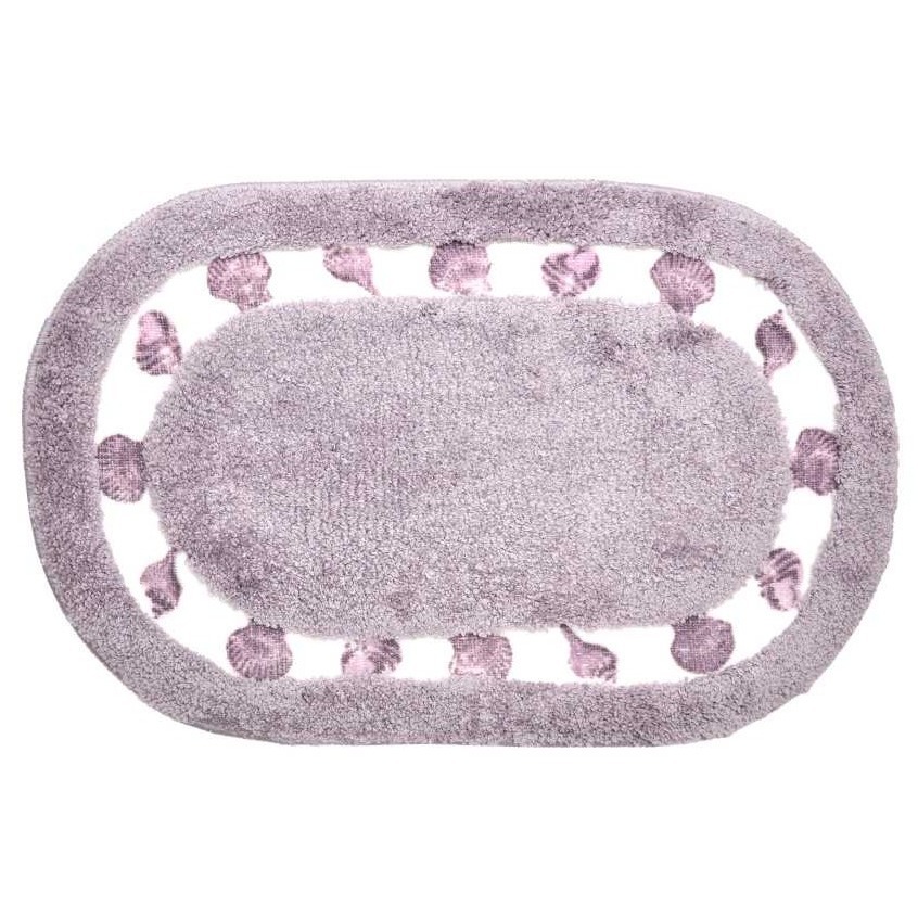 腳踏墊 貝殼橢圓腳踏墊 80X50+/-1CM 地墊 浴室腳踏墊 房間門口地墊 地毯【MP016】-細節圖6