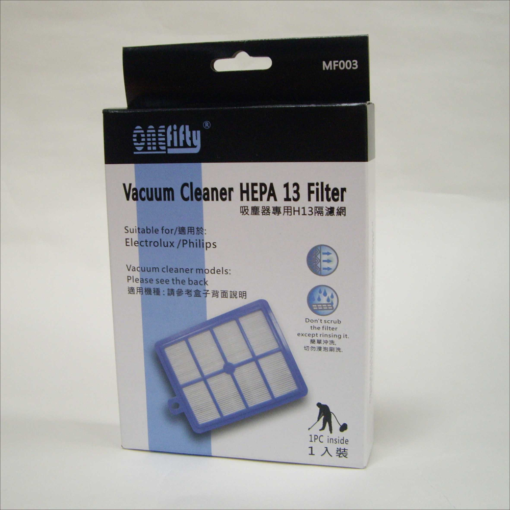 吸塵器濾網 PHILIPS FC8031/Electrolux伊萊克斯 HEPA EFH13W 濾網 副廠MF003-細節圖2