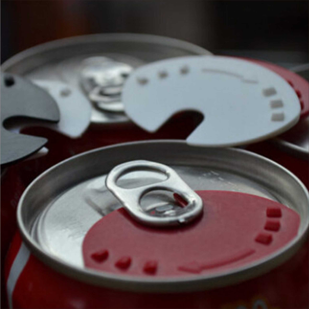 汽水罐封口 日式易開罐封口片(6片裝) 封口器 防蚊蟲墊片 易開罐 汽水保鮮 飲料鋁罐【BA365】-細節圖3