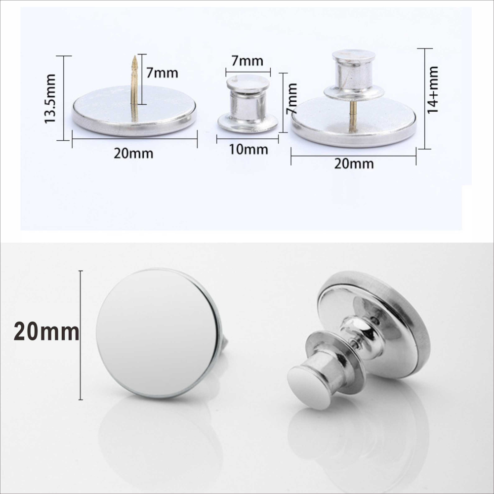 窗簾磁吸固定器 窗簾防漏光閉合扣 窗簾配件 強力磁鐵暗扣 子母扣 左右布簾閉合器【BA359】-細節圖3