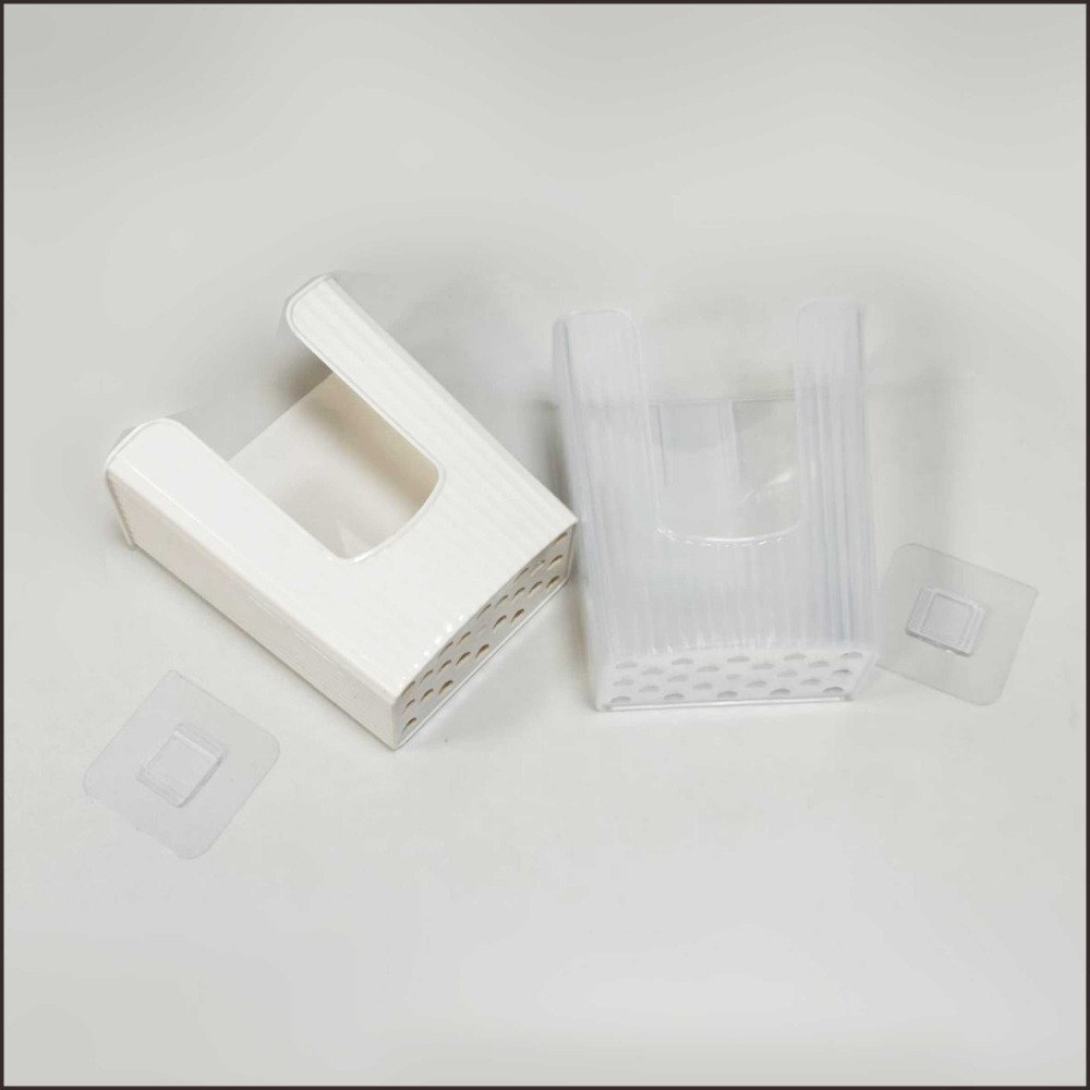 紙巾抽取盒 日式衛生紙壁掛盒 壁掛式衛生紙收納盒 內含1片雙面透明不留痕膠貼 衛生紙架【BA363】-細節圖2