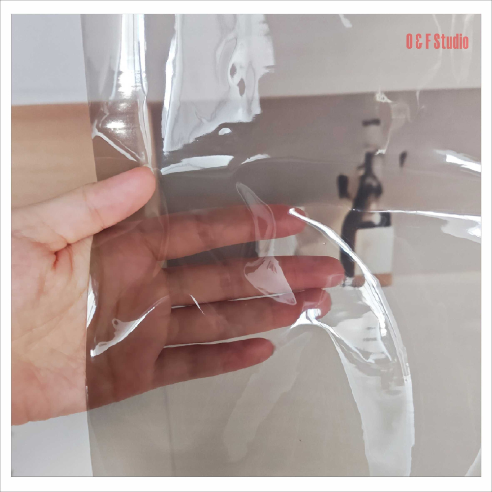 浴簾 黑色透明浴簾180X180(200)CM金屬扣 底部加重PEVA用簾 附12加粗掛勾BA373-細節圖3