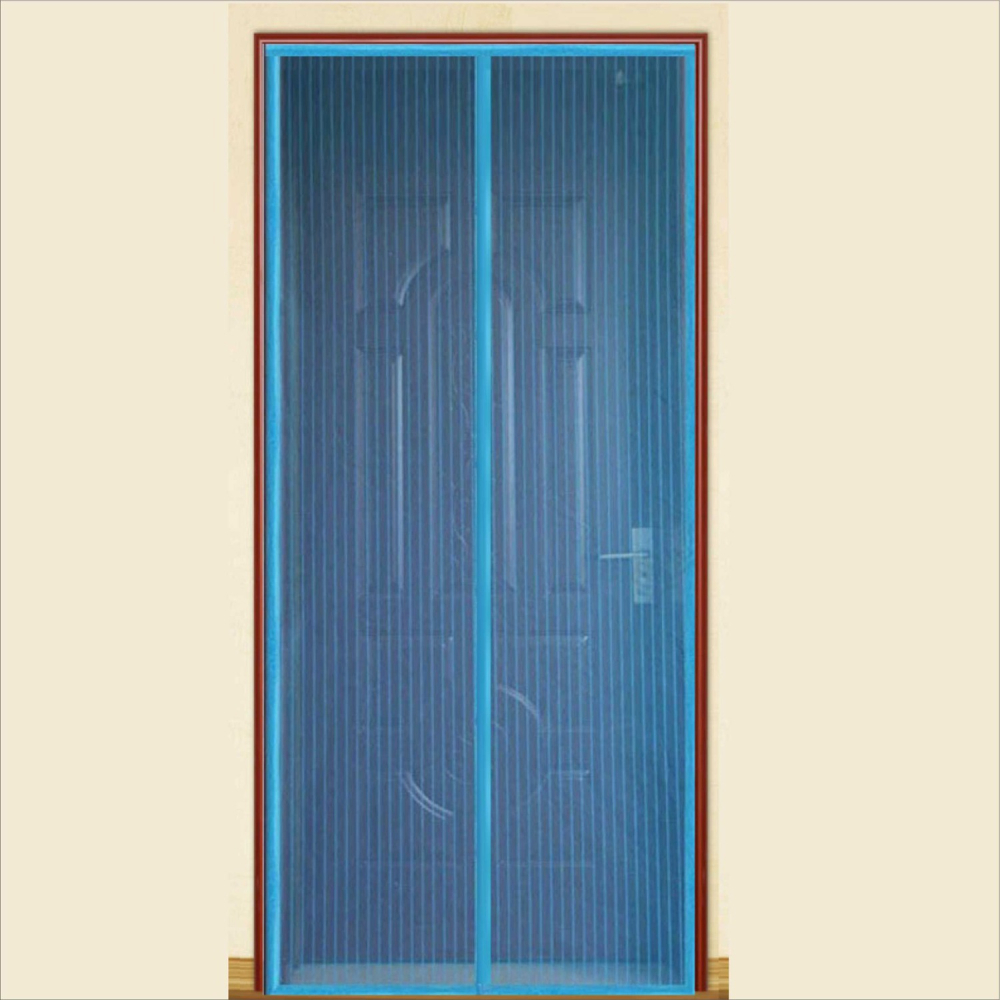 防蚊門簾 多段包覆式磁吸防蚊門簾(內附魔鬼氈+圖釘) 超靜音設計 寬90x高210cm【XY501】-細節圖8