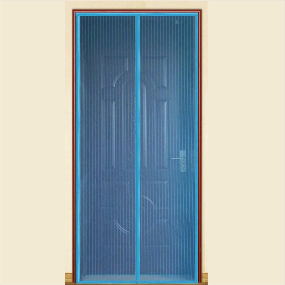 防蚊門簾 多段包覆式磁吸防蚊門簾(內附魔鬼氈+圖釘) 超靜音設計 寬90x高210cm【XY501】-規格圖10